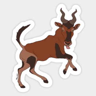 Hartebeest Sticker